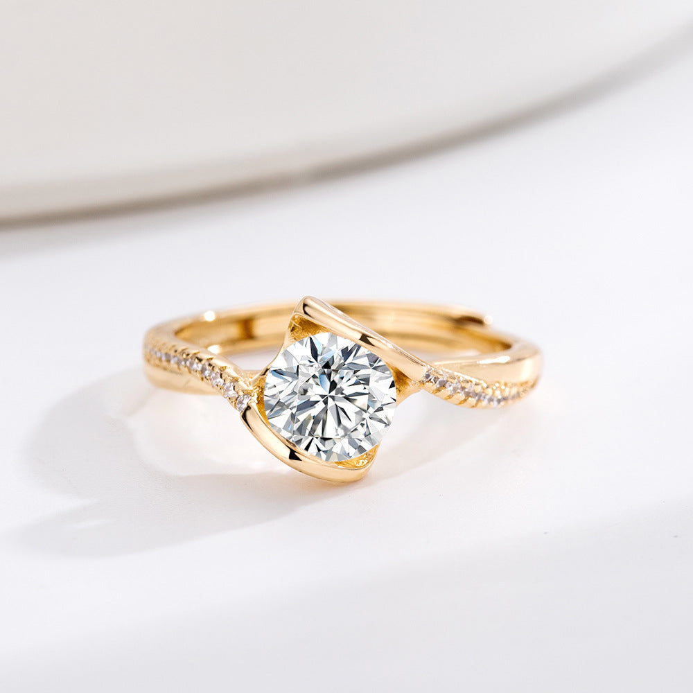 Angel Kiss Zircon Imitation Ring for Women