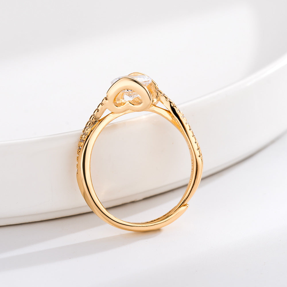 Angel Kiss Zircon Imitation Ring for Women